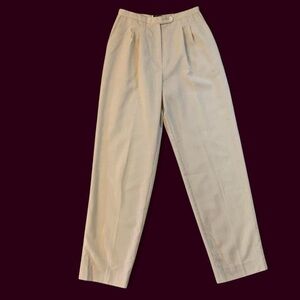 Vintage Cream/Ecru Pleated Pants (Barclay Square)